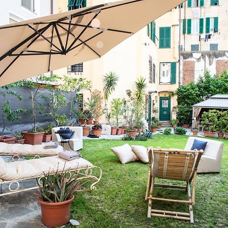 Giardino In Centro Storico -Appartamento Con Giardino, Genova Centro Storico, Acquario エクステリア 写真