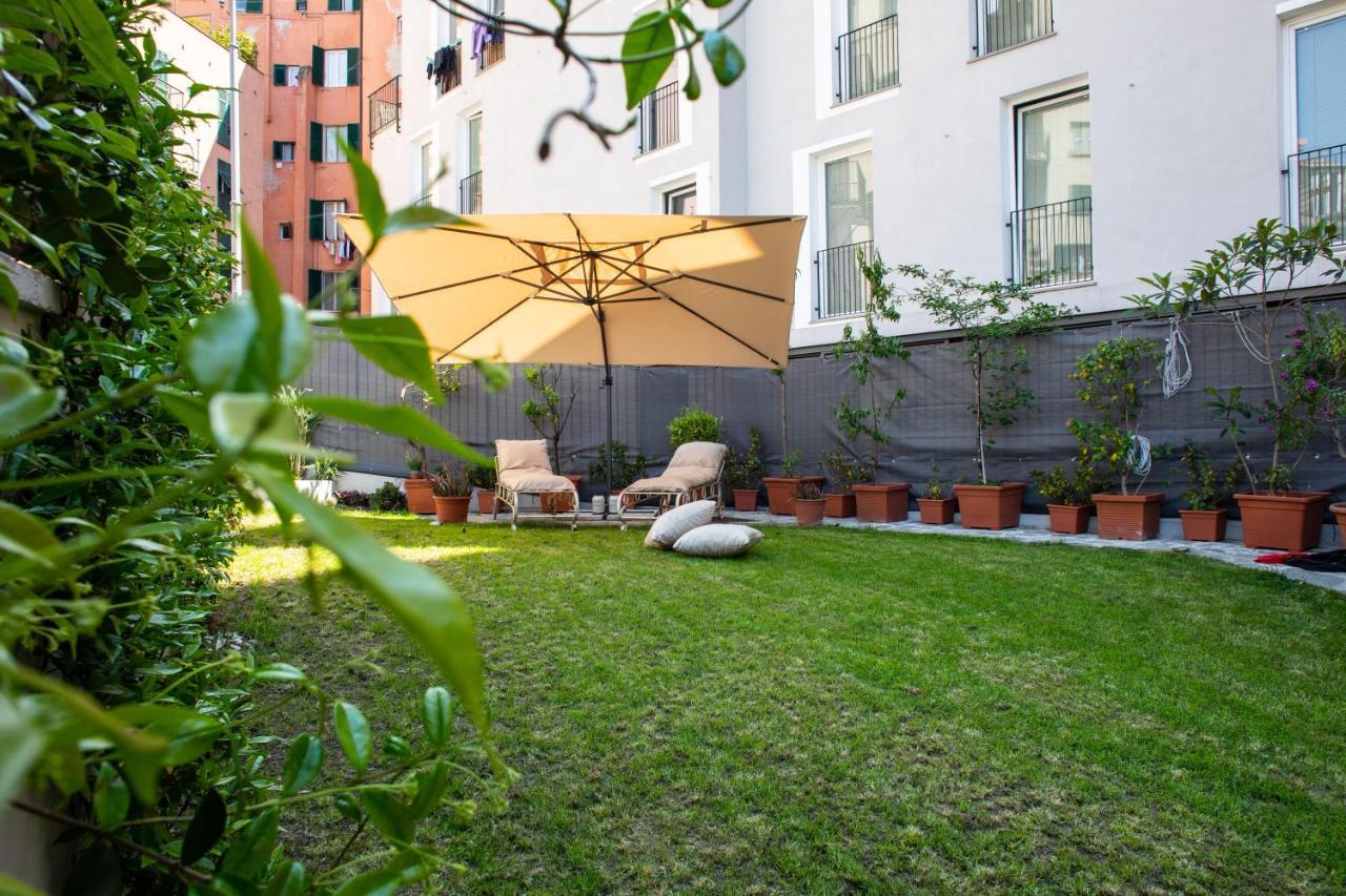 Giardino In Centro Storico -Appartamento Con Giardino, Genova Centro Storico, Acquario エクステリア 写真
